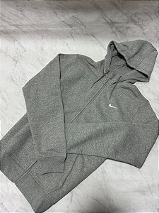 Moletom Nike Mini Swoosh Cinza