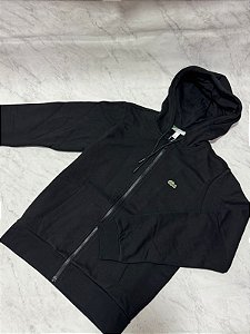 Moletom Lacoste Preto Zipper