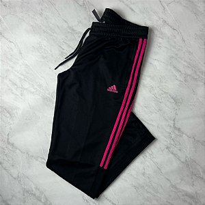 Calça Adidas Preta/ rosa
