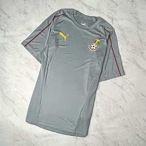 Camiseta Treino Ghana Cinza