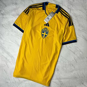 Camiseta Adidas Suecia Amarela