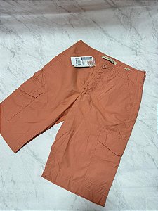 Bermuda Hering Sarja Casual Salmao