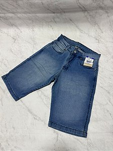 Bermuda Jeans Corte Reto