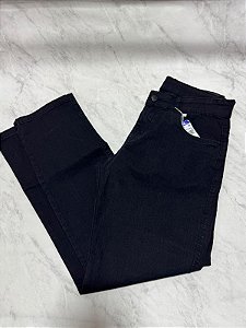 Calça Jeans Preto (Corte Reto)
