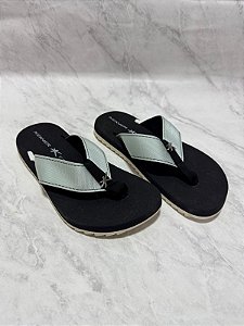 Chinelo Kenner Preta e Cinza
