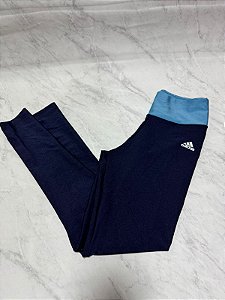 Calça legging Adidas Azul Marinho