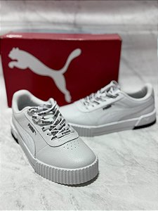 Tenis Puma Carina Branco/Preto Ediçao