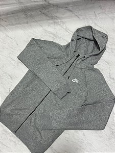 Moletom Nike Sportwear Feminino Cinza