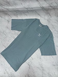 Camiseta Puma Basica Verde Agua