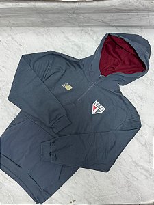 Moletom SPFC NEW BALANCE CINZA