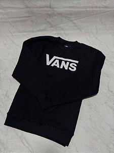 Moletom Vans Gola Careca Preto