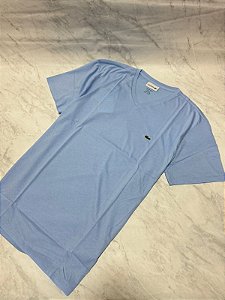 Camiseta Lacoste Azul bebe Gola V