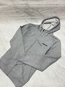 Moletom Mizuno Zipper Cinza