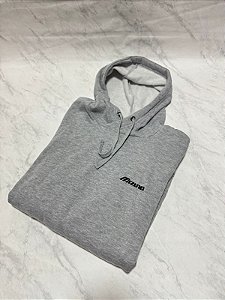 Moletom Mizuno Canguro Cinza