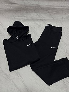 Conjunto Nike Mini Swoosh Preto (sem zipper)