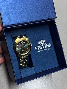 Relogio Festina Gold