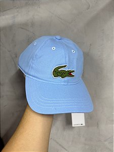 Boné Lacoste Big Croc azul