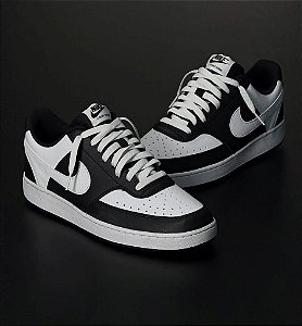 Tênis Nike Court Vision Panda (Preto / Branco)