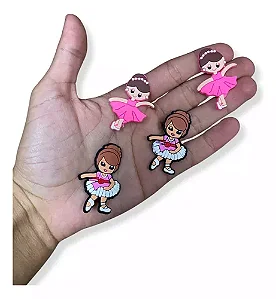 Kit Pins Pingentes,  Personagens - Bailarina