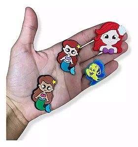 Kit Pins Pingentes,  Personagens - A Pequena Sereia