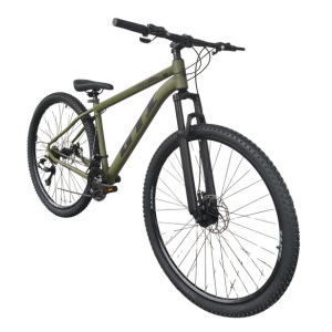 Bicicleta Aro 29 GTI 21 Marchas Tamanho 19MM Verde oliva