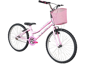 Bicicleta aro 24 JVT rosa
