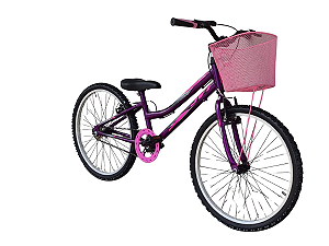 Bicicleta aro 24 JVT Roxa