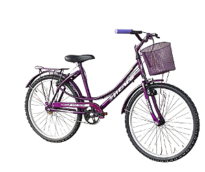 Bicicleta aro 24 JVT Lyli Roxa