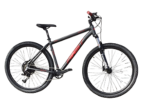 BICICLETA ARO 29 FIRST 12V FREIOS HIDRÁULICOS SUSPENSÃO TRAVA GUIDÃO