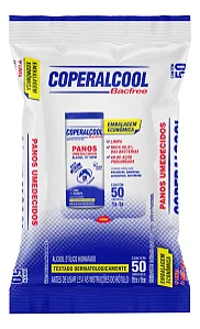 PANOS UMEDECIDOS 70 INPM 50 UN BACFREE COPERALCOOL