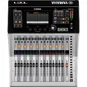 Mesa de Som Yamaha TF1 Digital 16 Canais Bivolt Preta/Prata