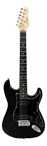 Guitarra Elétrica Giannini G-102 Black brilhante com escudo Black BK/BK