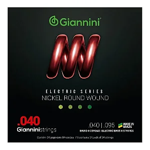 Encordoamento Baixo Giannini Electric Geebrl Nickel 4c .040