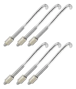 Kit 6 Garra Afinação Percussão 10cm Cromo Com Porca Torelli