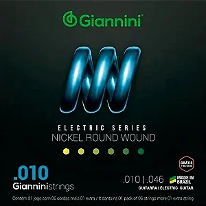 Encordoamento Guitarra Geegst 10, Giannini