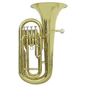 Bombardino Euphonium 4 Pistos Ep 240 Laqueado Dourado Com Case New York