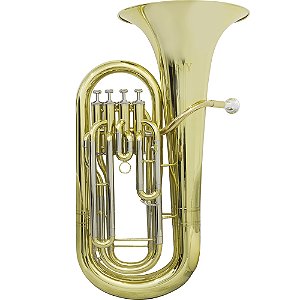 Bombardino Euphonium De 4 Chaves Ep 340 Laqueado Dourado Com Case New York