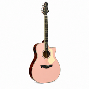 Violão Eletroacustico Tagima Rio Negro Shell Pink Satin Shpks