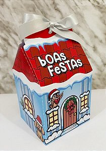 Arquivo de Corte - Caixa Mini Panetone CASINHA