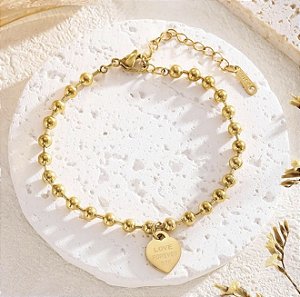 – Pulseira Esfera Coração –
