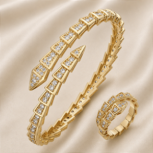 — Conjunto Snake — Dourado