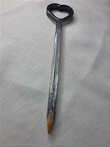 CANETA GROSSA COM FORMA NA PONTA
