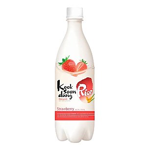 BEBIDA MAKGEOLLI KOOK SOON DANG - MORANGO - GARRAFA 750ML