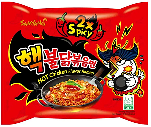 LAMEN BULDAK SAMYANG - FRANGO PICANTE 2X   PACOTE - 140G