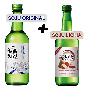 KIT SOJU ORIGINAL + SOJU LICHIA