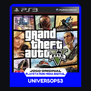 Gta 5 Grand Theft Auto V Ps3- Mídia digital