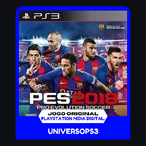Pes 2018 - Pro Evolution Soccer 18 - Ps3 - Midia Digital Dublado