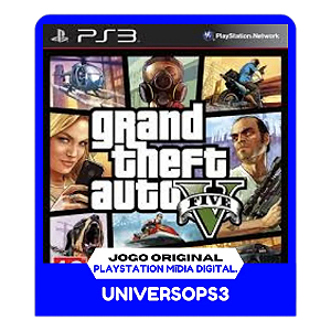 Gta 5 Grand Theft Auto V Ps3 Legendado - Mídia digital