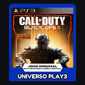 Call of Duty Black Ops 3 Dublado + Brinde Ps3 em Midia Digital