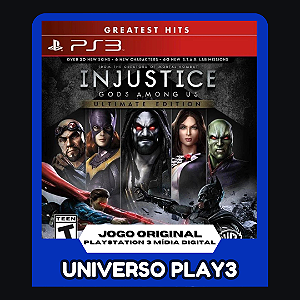 Injustice Among of Us Ultimate Edition Dublado em Midia Digital Ps3